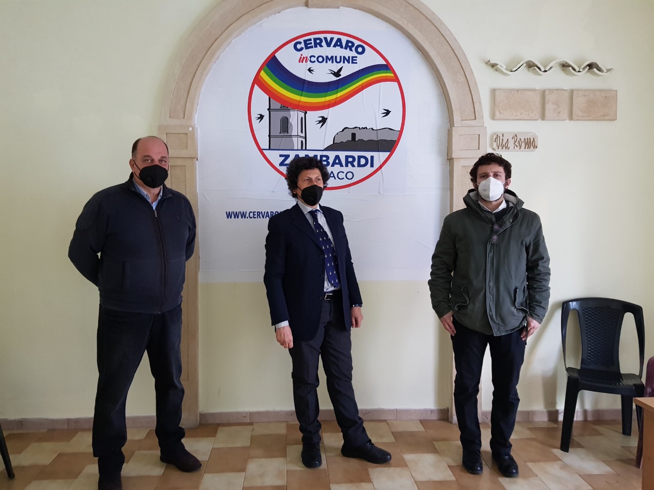 Consiglieri di opposizione della lista Cervaro in Comune